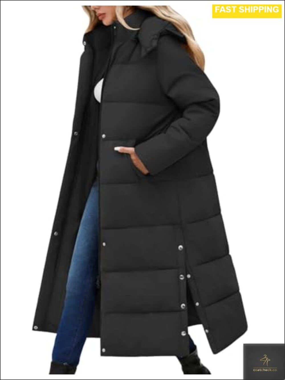 Women's Long Maxi Down Puffer Coat Waterproof Winter Jacket